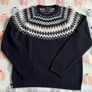 Bloomingdale’s brand Fair Isle Sweater (Large)